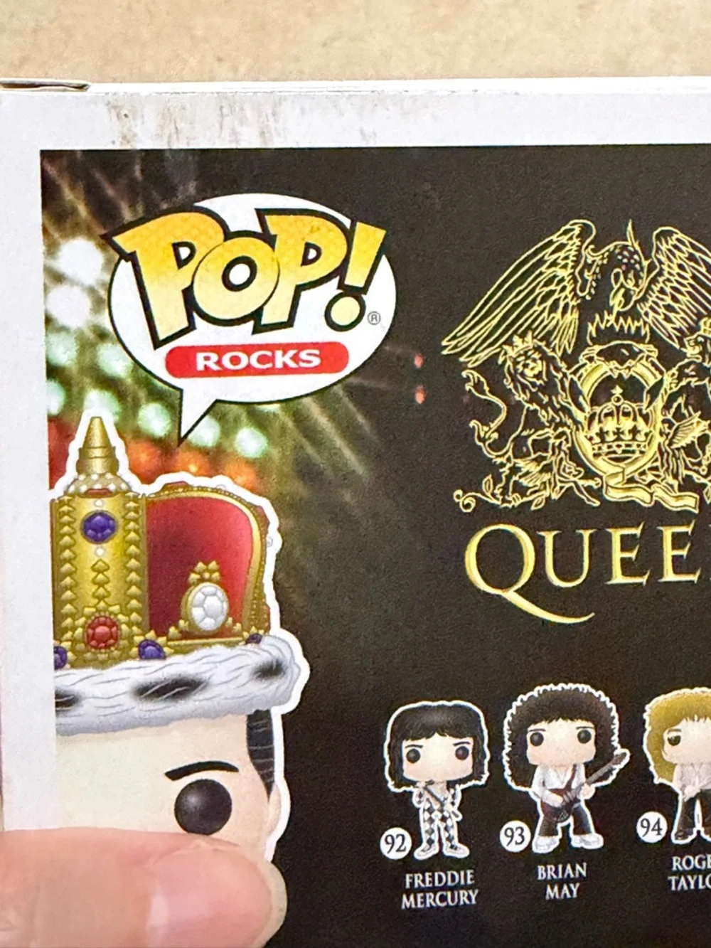 Funko Pop Rocks FREDDIE MERCURY Queen Vinyl Figure 184 - Picture 9 of 11
